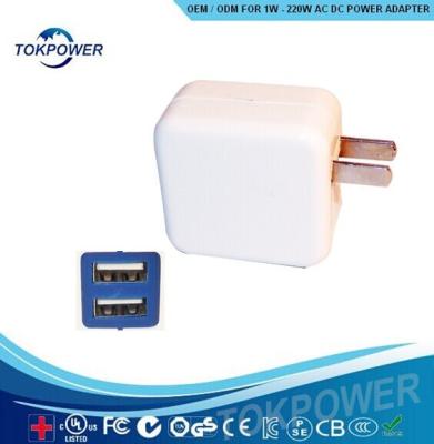 China Wechselstrom-DCs 5W Stromadapter 5V 2A Universal-USB Wand-Warzen-Stromversorgung AU US zu verkaufen