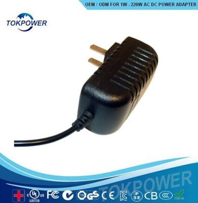 China Van het Huistoestellen van Ce UL DVBS 12W Lader van de de Adapter12v 1A de Zwarte Muur 24V 0.5A Te koop