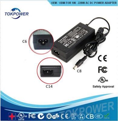 China Materiais universais do PC do ABS dos carregadores dos adaptadores do portátil de Adap 12V 5A do poder do interruptor à venda