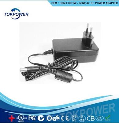 China 1A  Universal Power Charger 12V European Plug Wall Mount Power Adapter IEC EN 60601 for sale