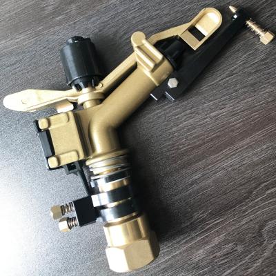 China Adjustable Irrigation Full / Circle Metal Sprinkler Gun 360 Oscillating Rotation for sale