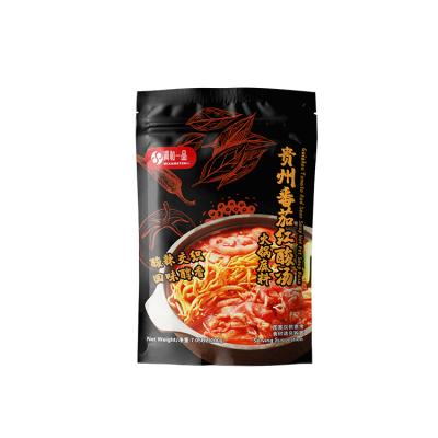 China Guizhou Hot Red Sour Tomato Soup Hot Pot Soup Base for sale