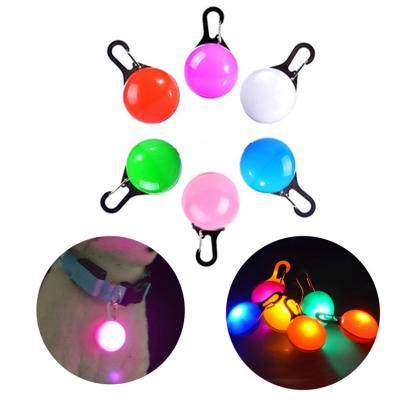 China Night Glowing Flashing Lights Dogs Pendant Collars Safety Led Pet Led Flashing Light Dog Collar Pendant Light for sale