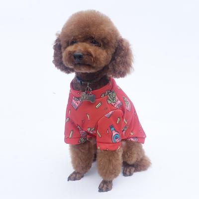 China Sustainable Dog Clothes Winter Puppy Dogs Puppy Medium Small Puppy Coat Jacket Christmas Warm Apparel Yorkshire Outfit for sale