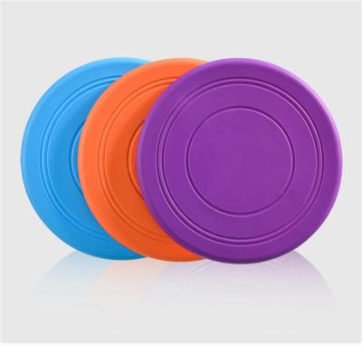 China Viable Pet Supplies Dog Training Toy Flying Disc Foldable Soft Fun Fetch Silicone Chew Toy for sale