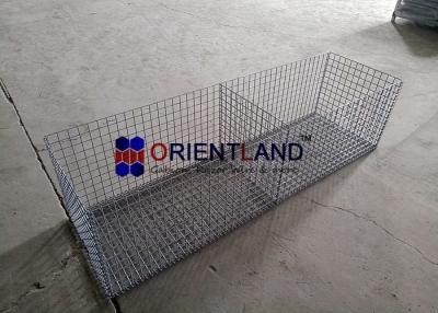 China Pvc Painted Gray Color Versatile Welded Gabion Baskets For Garden Decoration for sale