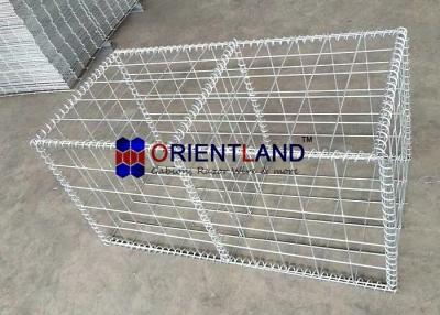 China Outdoor Decorations Creative Landscaping 4mm Gabion Stone Cages / Metal Gabions Cages for sale