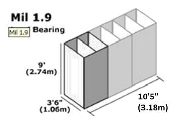 China Zinc Aluminum Coatings Expeditionary Barrier System MIL 1.9 300g/m2 for sale