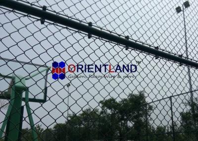 China Oil And Gas Station Steel Chain Link Fence Anti Climb Welded Mesh Round Post for sale