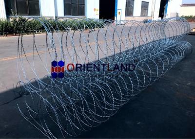 China Long Triple Barbed Wire Concertina Coil Pyramid Razor Blade Wire Free Sample for sale