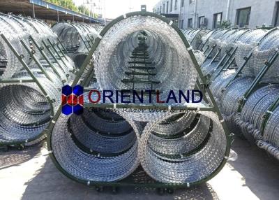 China Concertina Razor Wire For Rapid Deployment System 2.5mm Diameter Triple Strand for sale