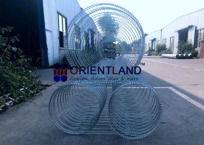 China Removable And Reusable Concertina Barbed Wire Fencing Rapid Deployment ISO SGS for sale