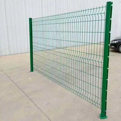 China 3D Curved Fence Peach Post Fence for sale