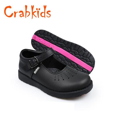 China Crabkids Leather Kids Pu Leather Shoes Student Performance Shoes New Back To School Shoes for sale