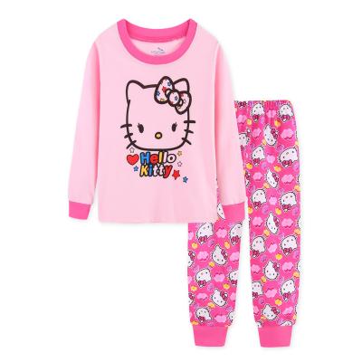 China 2021 Breathable Soft Custom Cotton Kids Pajamas 2 Piece Sleepwear Boys And Girls Clothes Pajamas for sale