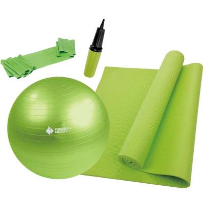 China Eco-friendly Different Styles Yoga Accessories Lot Yoga Mat Ball Set for sale