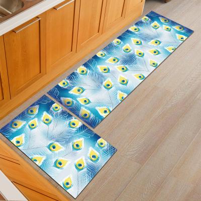 China Stain Resistant Printed PVC PU Foam Anti Fatigue Comfort Anti Fatigue Position Kitchen Floor Mat Non Slip for sale