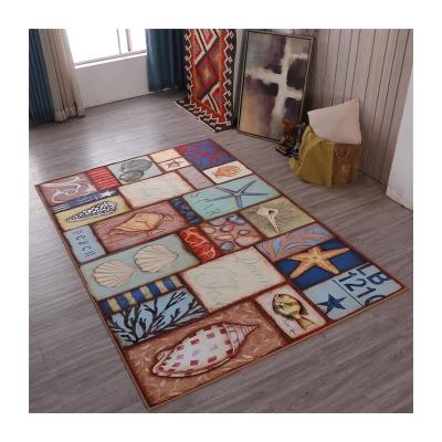 China Velvet Washable Machine Made Rug Prayer Blanket Thick Floral Area Rugs For Living Room for sale