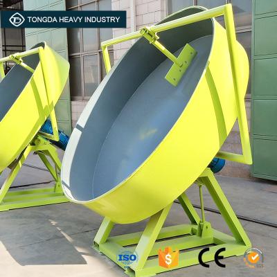 China 1.5TPH Disc Granulator Organic Fertilizer Equipment 11KW Pan Pelletizer for sale