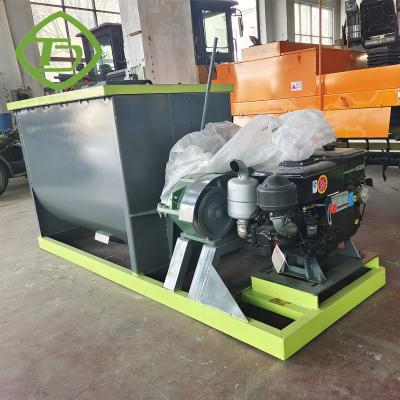 China Automatic Horizontal Mixer Machine / Cow Dung Fertilizer Mixer Machine Te koop