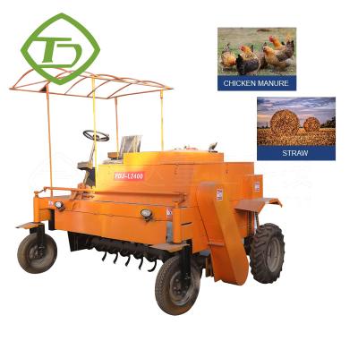 China Dieselmotor Compost Fermentatie Turner Organische meststof Compost Turner Verhuizende compost Turner Machine Te koop