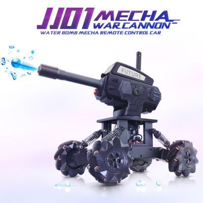 China Water bomb bullet rc tanks 360 degree rotation Mech chariot DIY Assembly stunt car truck tank toy Te koop