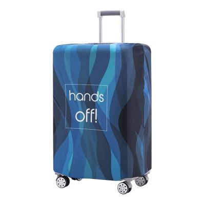 China Suitcase Elasticity Protector Suitcase Cover Blank Dust Bag Polyester Sublimation Blanks Elastic Luggage Cover for sale