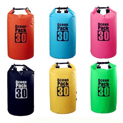 China 250D-500D PVC or Polyester Fabrics 10L Water Proof Floating Dry Bag, Waterproof Ocean Pack Dry Bag Maintains Dry Gear with Adjustable Strap for sale