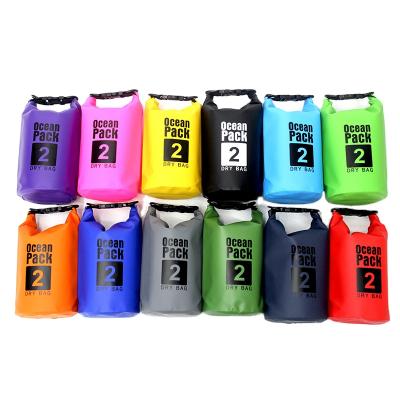 China 250D-500D PVC or Floating Polyester Fabrics 2L 5L 10L 15L 20L 30L Boating Hiking Outdoor Ocean Pack Kayak Waterproof PVC Water Sports Dry Bag for sale