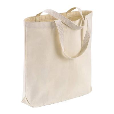 China 100% Eco-Friendly No Logo Reusable Custom Tote Shopping Bags Cotton Canvas Custom Bag for sale