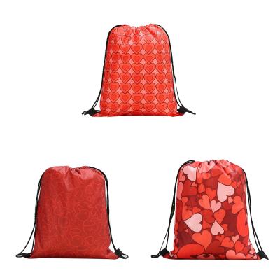 China 100% Biodegradable Rpet Shopping Bag Recycled Rpet Ripstop Rpet Drawstring Bag Produce Bag For Christmas for sale