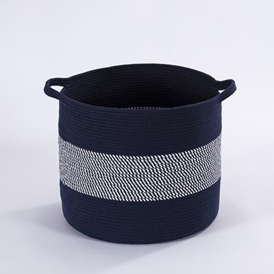 China Factory Direct Sale Nice Large Multifunctional Hot Viable Storage Cotton Rope Home Basket for sale