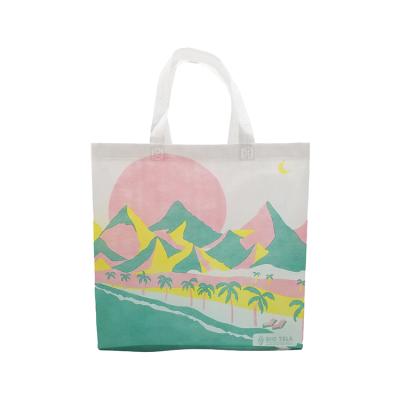 China Customizable Luxury Biodegradable PLA Tote Bags Sublimation Women Tote Bags for sale