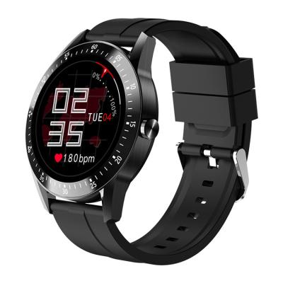 China Magnetic Fast Black Smart Watch Phone Watch Quality Size Touch Screen Charging Watch Smart Calls for sale