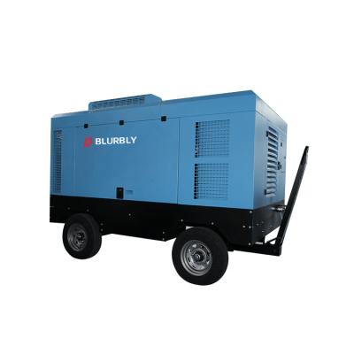 China OIL-LESS Portable Screw Air Compressor Diesel Air-compressors 10bar 110kw for sale