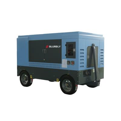 China OIL-LESS Wholesale Portable Air Compressor For Drilling Rig Diesel Engine Screw Air Compressor for sale