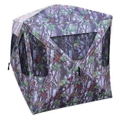 China Double Maple Leaves Camouflage Hunting Bionic Wild Blinds Hunting Field Tent Bird Shooting Outdoor Photography Observation Tent 150cm*150cm*170cm for sale