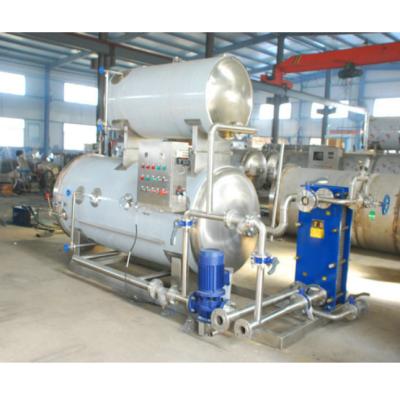 China Large Canned Industrial Vegetable And Food Steam Bottle Sterilizer Autoclave Price For Bottles And Cans for sale