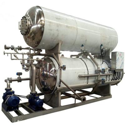 China Beverage Food Factory Hot Water Jet Food Retort Autoclave Sterilizer Machine For Sale for sale