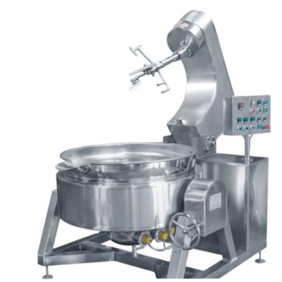 China Jacketed Kettle Jam Vegetable Processing Plant Steamer Planetary Stirring Coated Mixer for sale