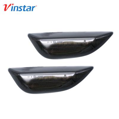 China PC+ABS+LED 2pcs Car LED Smoked Lens Amber Blinker Turn Signal Indicator Lights For Opel Mokka 2013-2016 for sale