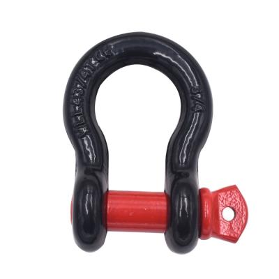 China Trailer Parts Forged Steel D Ring Shackle 3/4 Inch 4.75T Trailer Hitch for sale