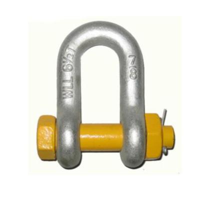 China Heavy Industry Heavy Duty American Style G2150 Forged Steel Hot Dip Galvanized Shackle for sale