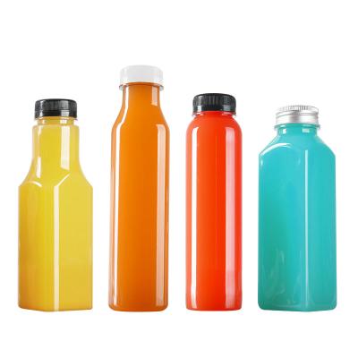 China China Cheapest Hot Fill Bottom PET Plastic Juice Bottle / Hot Filled Milk Bottle for sale