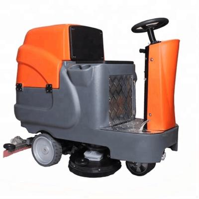 China RD660 Hotels Tower On Double Brush Cleaning Machine Floor Scrubber Dryer With CE for sale