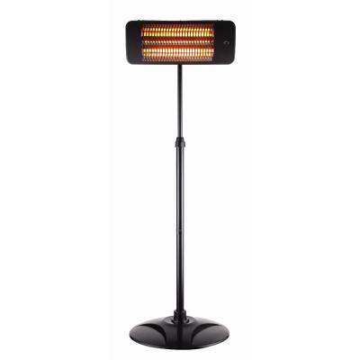 China New Design Stored Freestanding Infrared Electric Outdoor Patio Heater With Tip Over Switch for sale