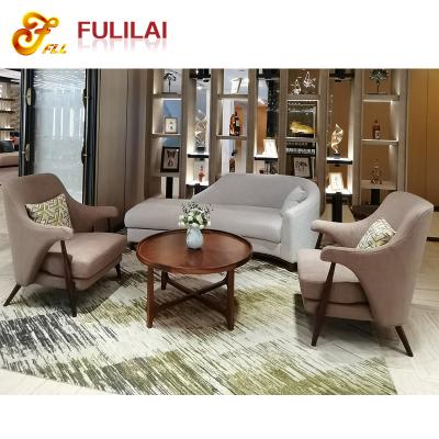 China Retro Vintage Modern Antique Classic Design Living Room Italian Furniture Hotel Couch Sofa Set 3 Seater Modern Office for sale