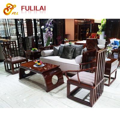 China 2019 hot sale solid wood hotel lobby furniture/table chair for star hotel (FLL-P-2) for sale