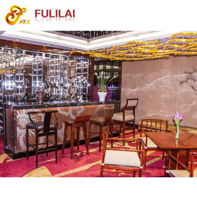 China Mexican low PANEL wood restaurant furniture for sale (FLL-CT009) for sale