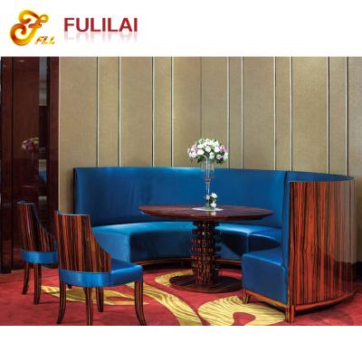 China Latest contemporary modern wood cafe restaurant furniture set for sale